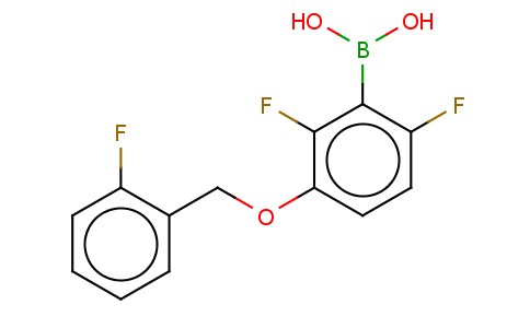 2,6-DIFLUORO-3-(2'-FLUOROBENZYLOXY)PHENYLBORONIC ACID